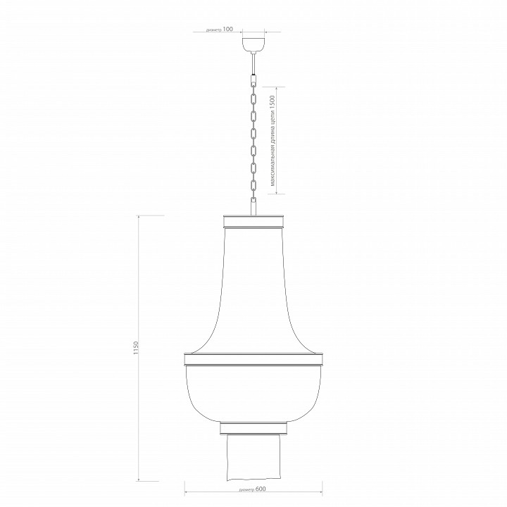 Подвесная люстра Covali  JPL-10478a