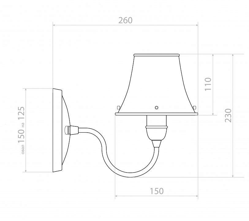Бра Covali  WL-58155