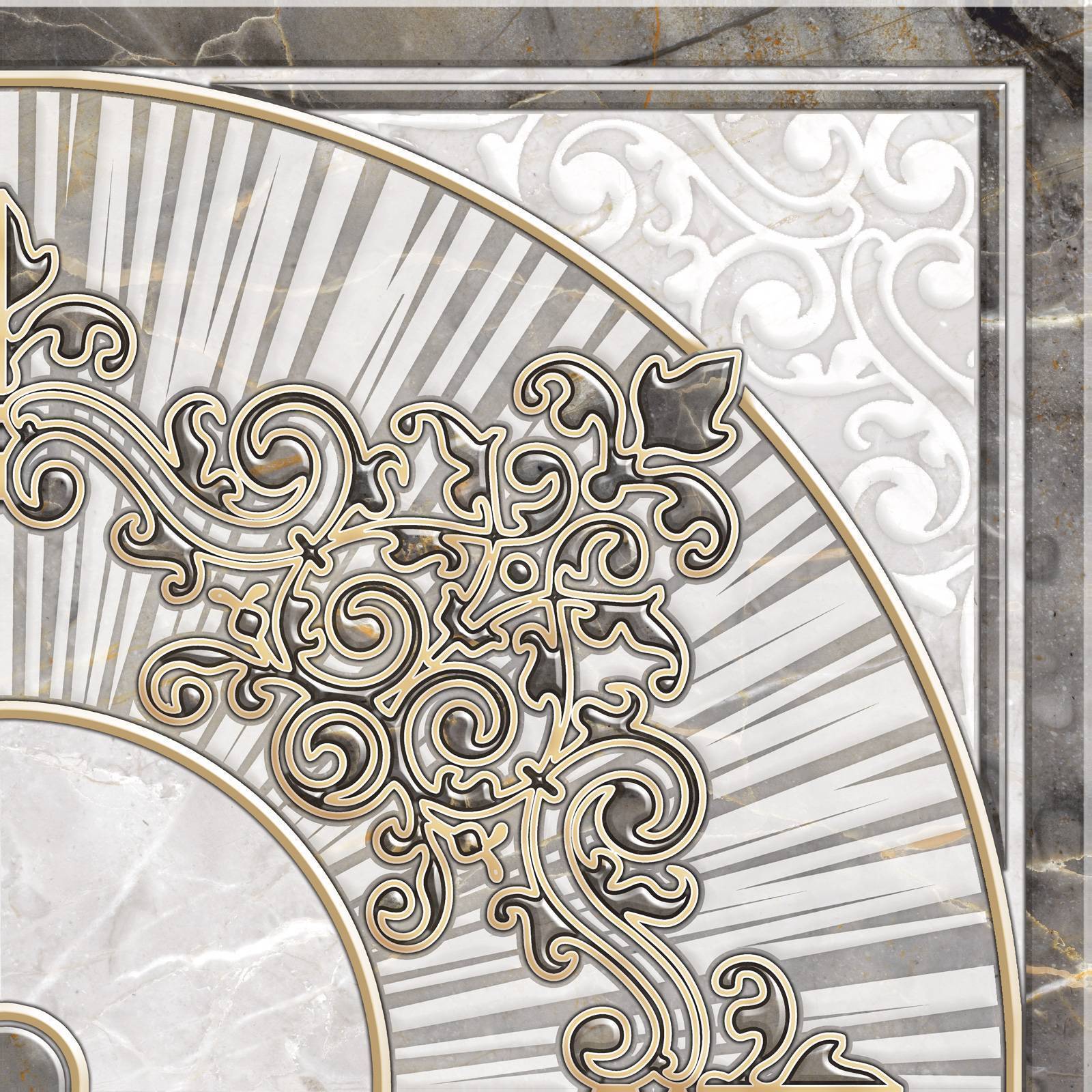 Декор Alma Ceramica Mitra 418х418х8 мм DFU03MIT024