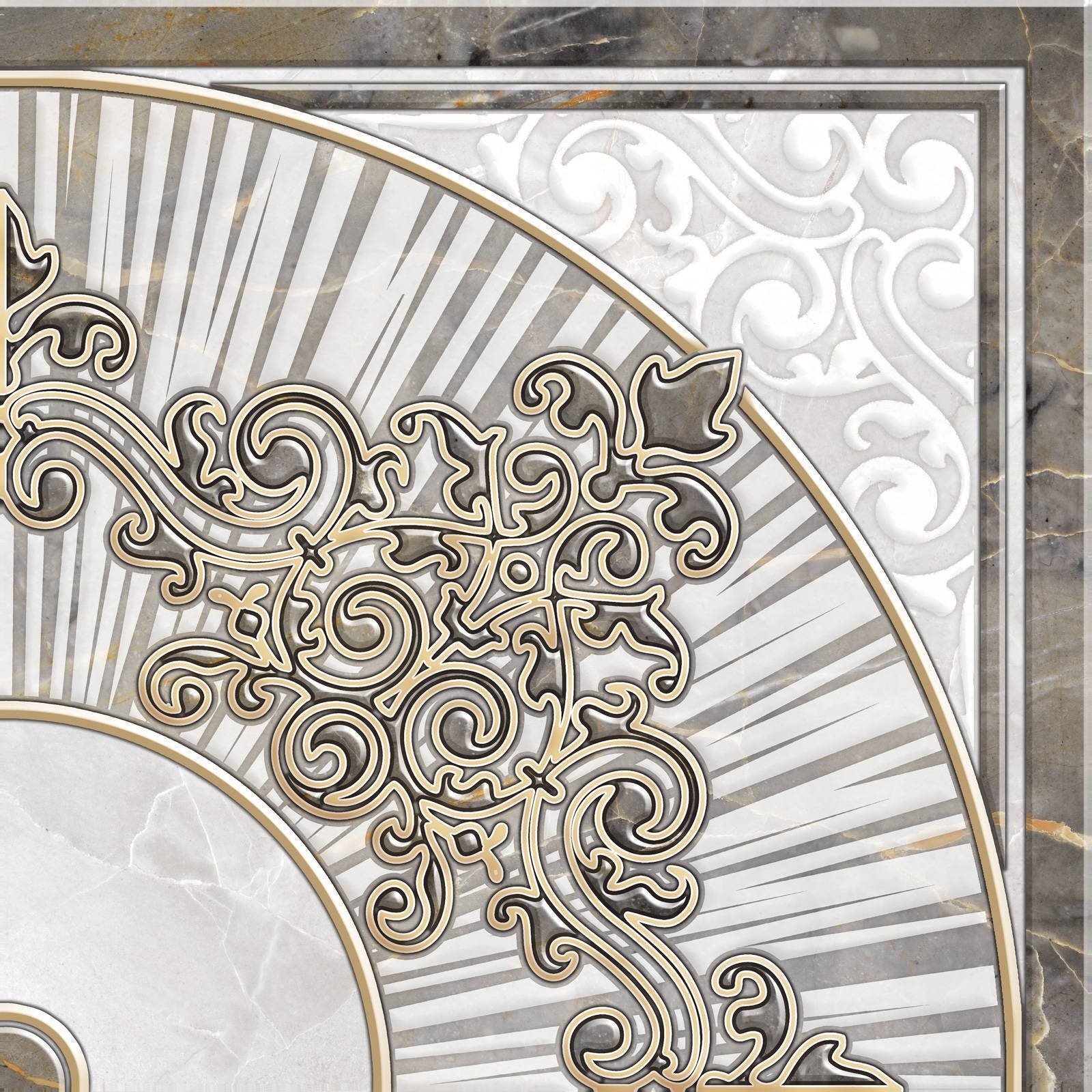 Декор Alma Ceramica Mitra 418х418х8 мм DFU03MIT024