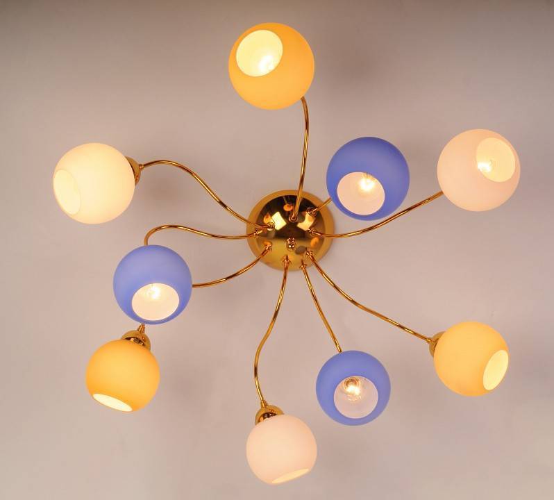 Потолочная люстра Doge Luce 111 350PL9GO-MIX