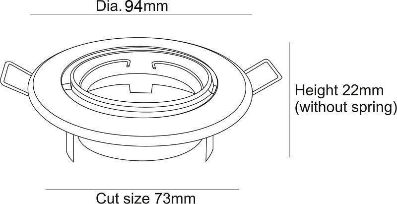 Встраиваемый светильник Deko-Light Pavo 1 Вт 3000K IP67 442832