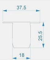 Набор из 10 заглушек для профиля Deko-Light P-ET-03-10 978261