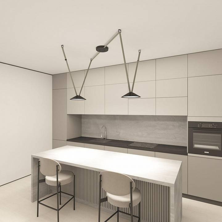 Накладной светильник Denkirs BELTY FLOW DK5565-BK