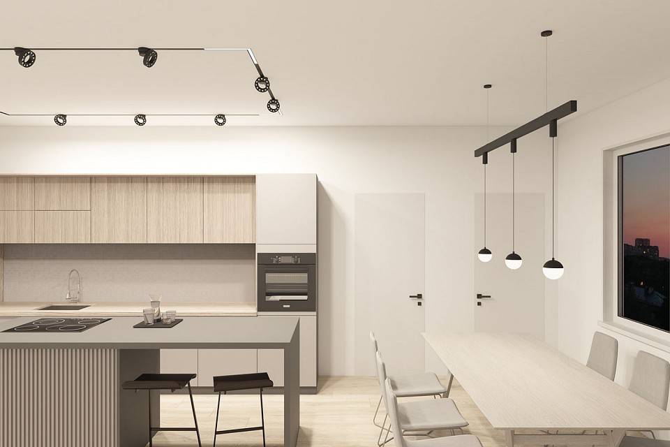 Светильник на штанге Denkirs SMART GRILL DK8030-BK
