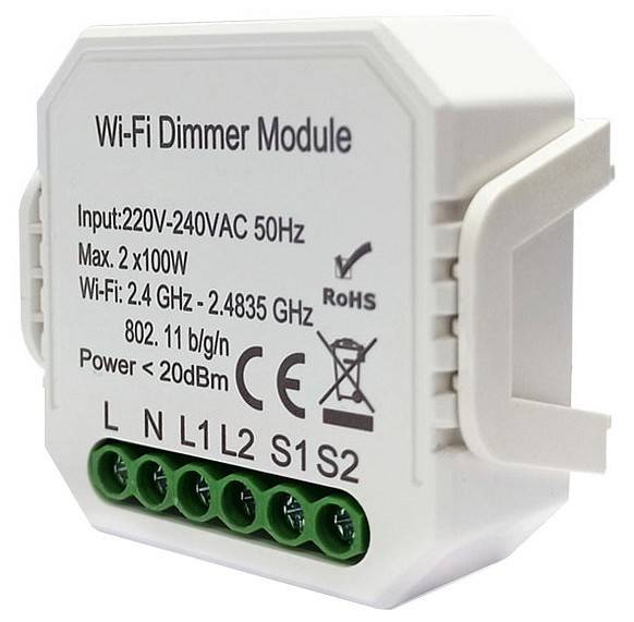 Диммер Denkirs RL1004-DM Wi-Fi двухканальный