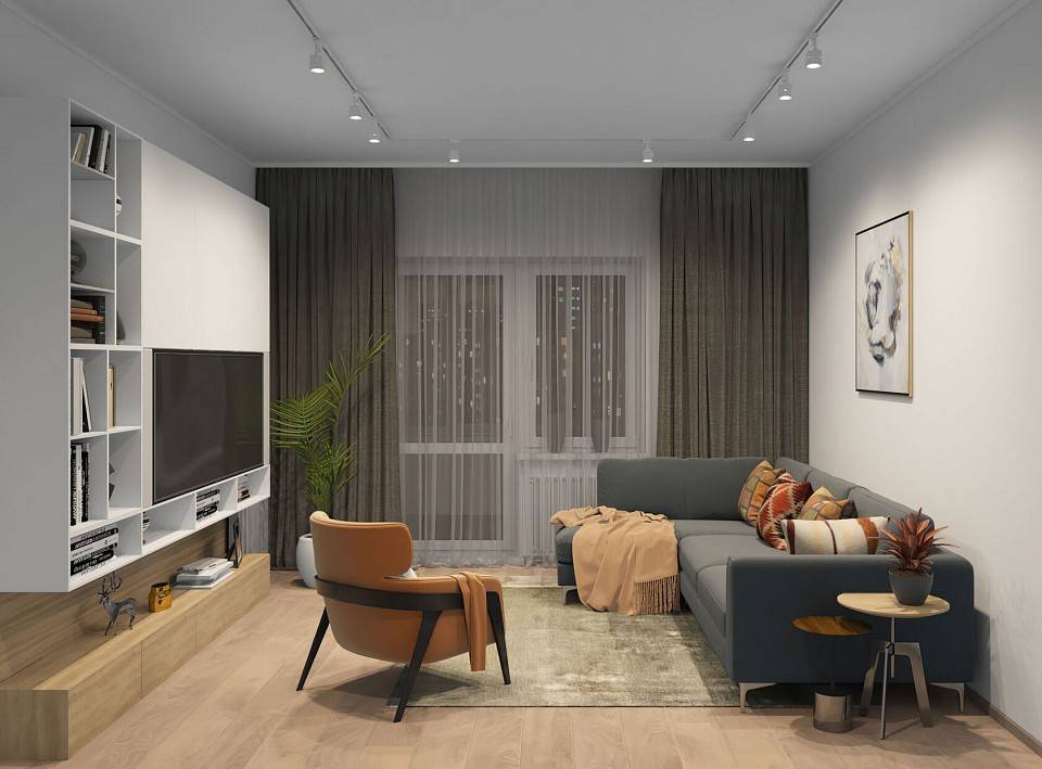 Шинопровод однофазный накладной Denkirs DK Track 3 м белый TR1003-WH/1