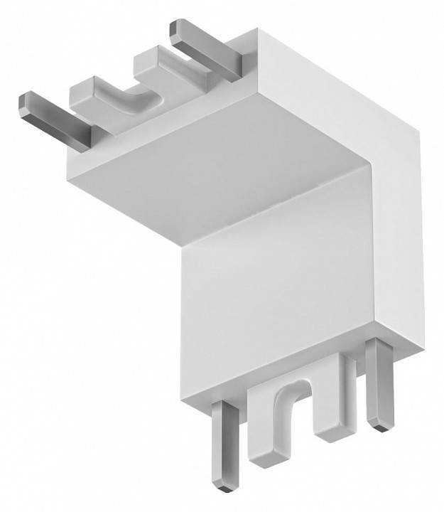 Соединитель угловой внутренний для накладных треков Denkirs AIR BASE TR5212-WH