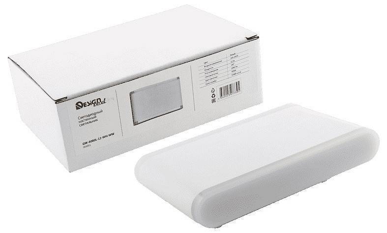 Накладной светильник DesignLed Bravo GW-6080L-12-WH-WW
