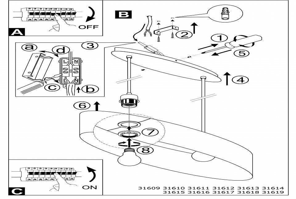 Подвесной светильник Eglo Maserlo 31616