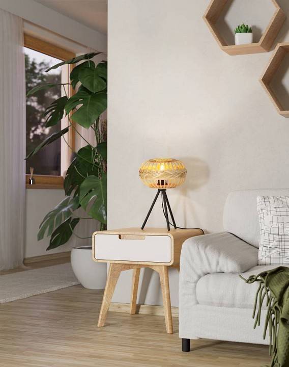 Настольная лампа декоративная Eglo Amsfield 1 43865