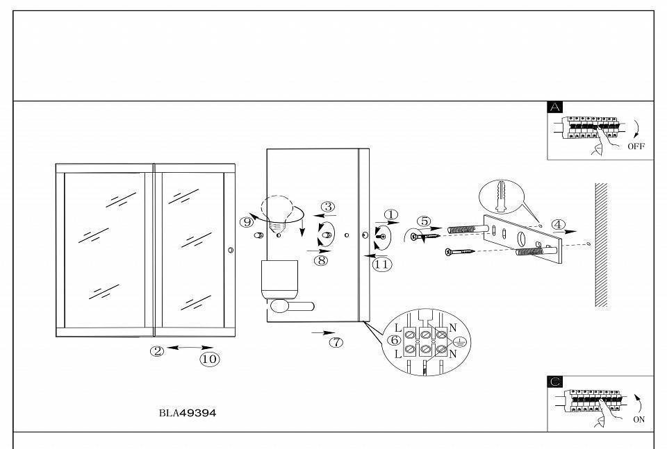 Накладной светильник Eglo ПРОМО Charterhouse 49394