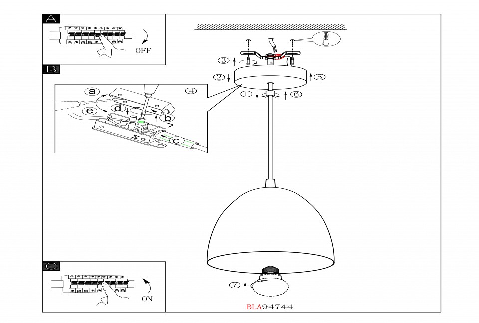 Подвесной светильник Eglo Coretto 2 94744