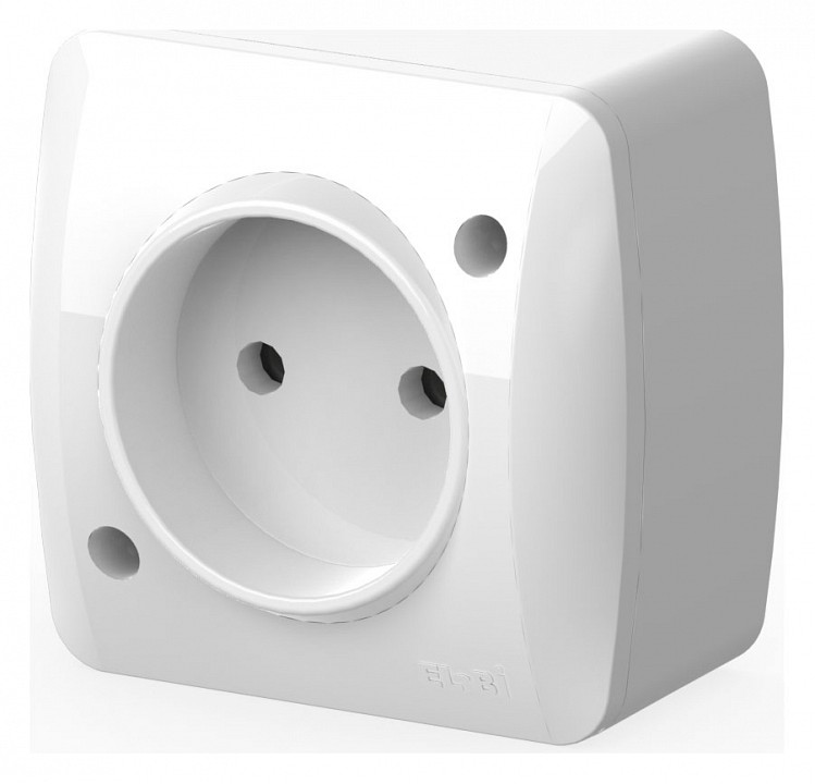 Розетка без заземления Elbi Eleсtriс Alsu 7 504-000200-215