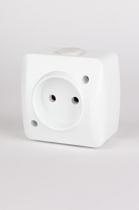 Розетка без заземления Elbi Eleсtriс Alsu 7 504-000200-215