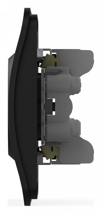 Розетка двойная без заземления и со шторкой Elbi Eleсtriс Jazz 508-014800-918