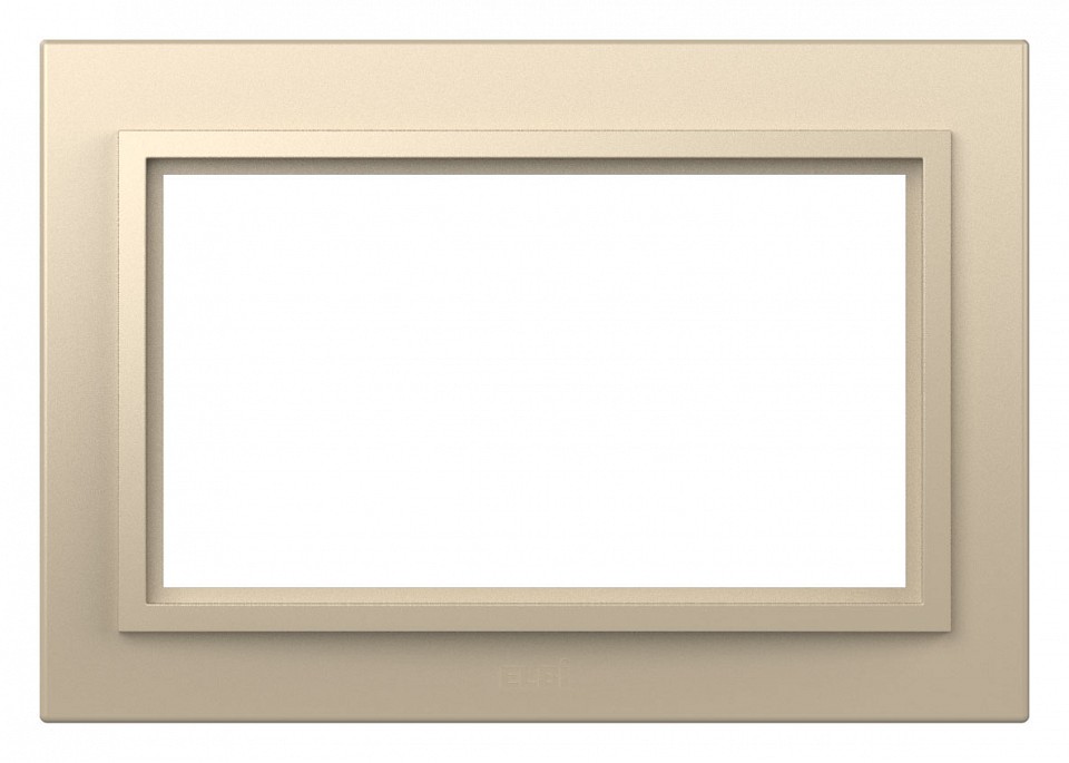 Рамка для двойной розетки Elbi Eleсtriс Zena 608-012500-907