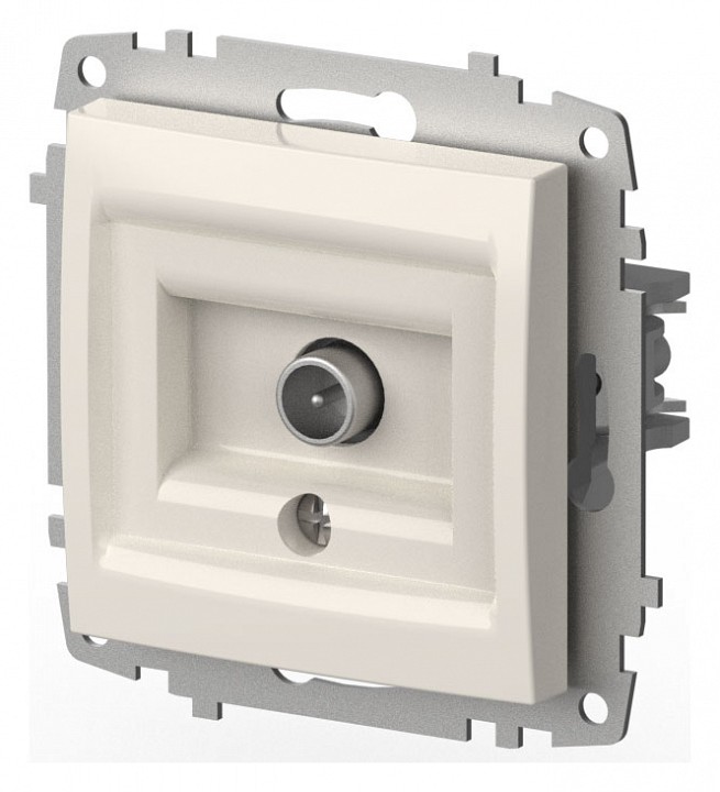 ТВ-розетка проходная без рамки Elbi Eleсtriс Zena Vega 609-010200-272