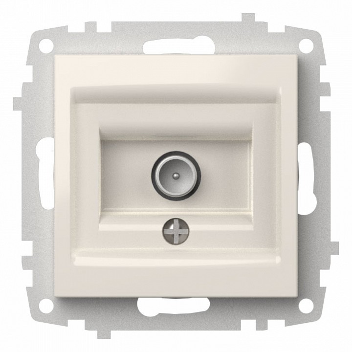 ТВ-розетка проходная без рамки Elbi Eleсtriс Zena Vega 609-010200-272