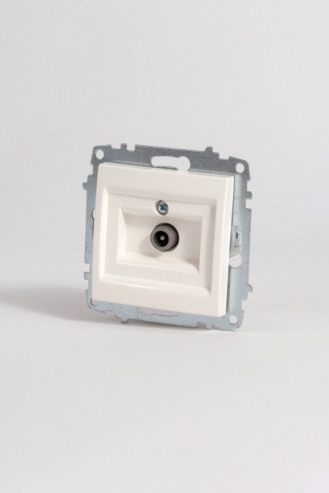 ТВ-розетка проходная без рамки Elbi Eleсtriс Zena Vega 609-010200-272