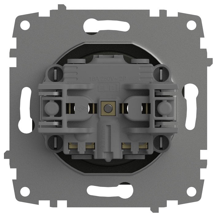 Розетка без заземления, без рамки Elbi Eleсtriс Zena Vega 609-011100-215
