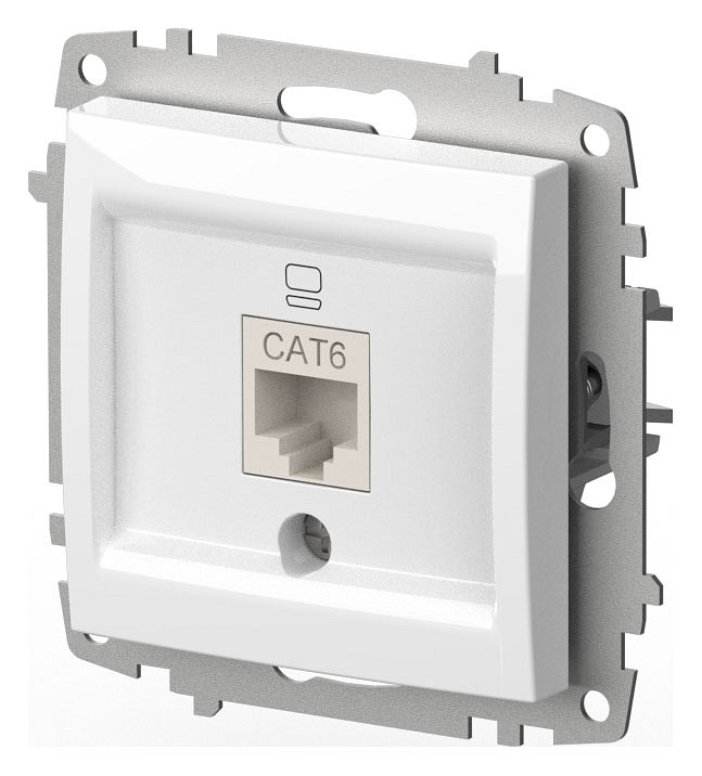 Розетка Ethernet RJ-45 без рамки Elbi Eleсtriс Zena Vega 609-015600-247