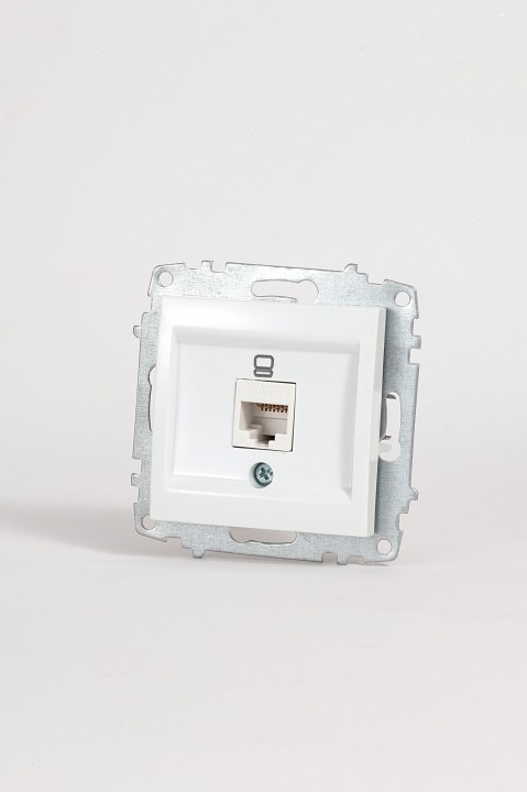 Розетка Ethernet RJ-45 без рамки Elbi Eleсtriс Zena Vega 609-015600-247