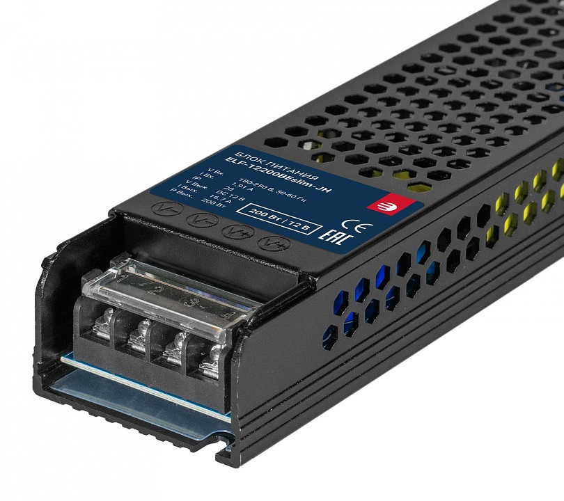 Блок питания ELFLED  ELF-12200BEslim-JH