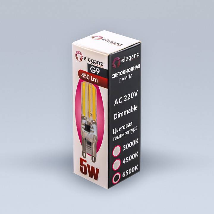 Лампа светодиодная Eleganz  G9 5Вт 3000K 1992