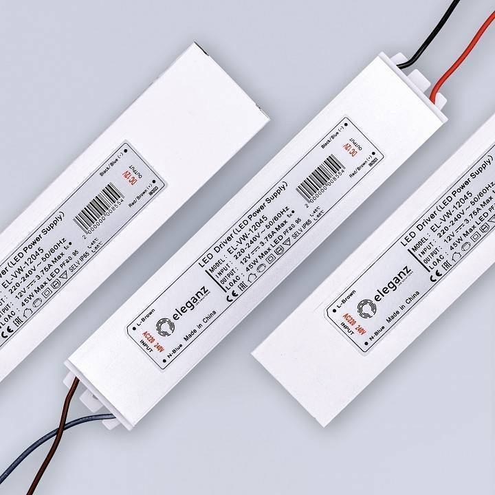 Блок питания с проводом Eleganz  EL-VW-12045