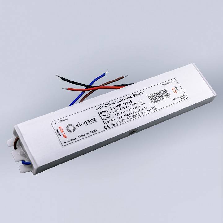 Блок питания с проводом Eleganz  EL-VW-12045