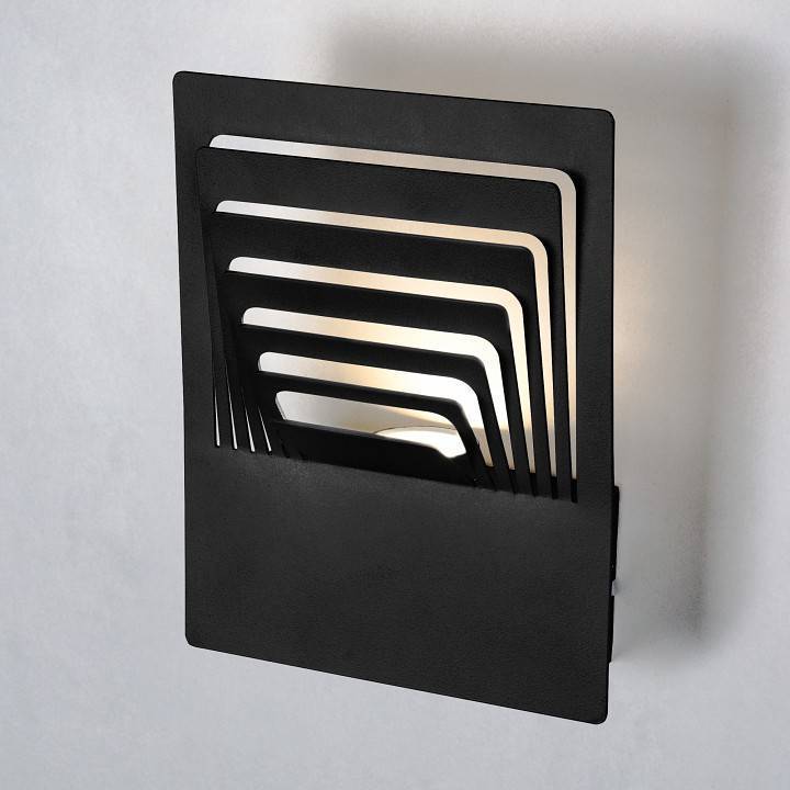 Накладной светильник Elektrostandard Onda черный a051816