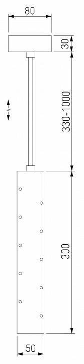 Подвесной светильник Elektrostandard Bong a055668