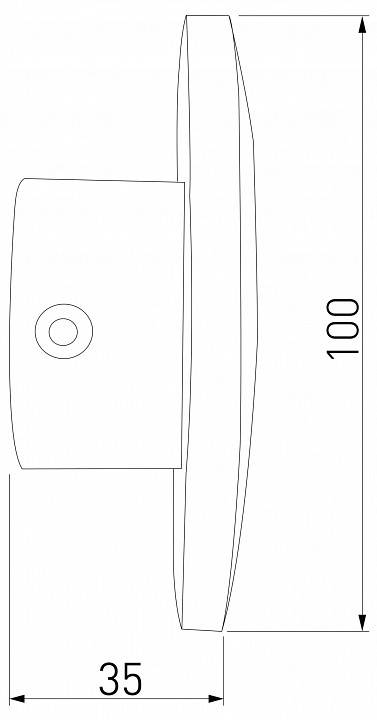 Накладной светильник Elektrostandard Mini Disc a061712
