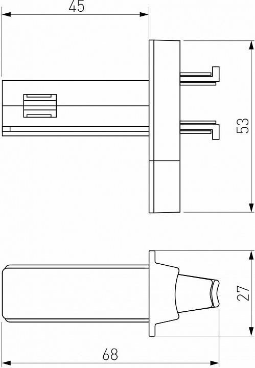Соединитель гибкий для треков Elektrostandard Slim Magnetic a063967