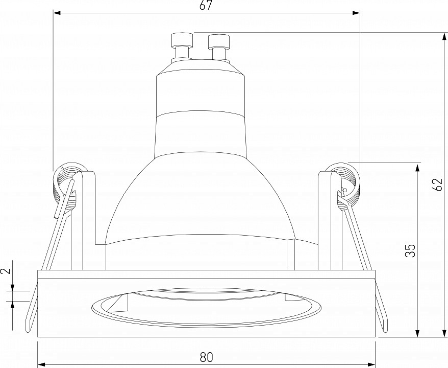 Встраиваемый светильник Elektrostandard Minnie a067711