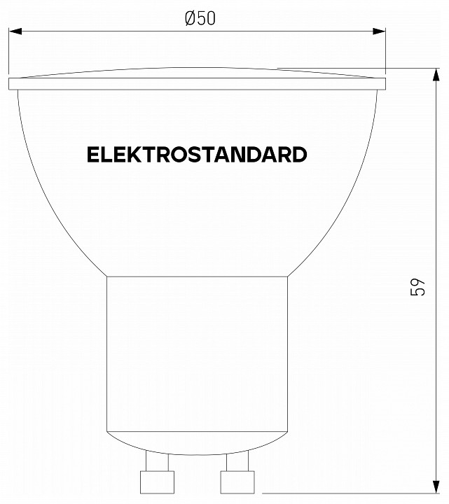 Лампа светодиодная с управлением через Wi-Fi Elektrostandard Умная лампа GU10 BLGU1018