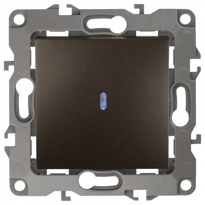 Выключатель одноклавишный с подсветкой без рамки Эра Эра 12 12-1102-13