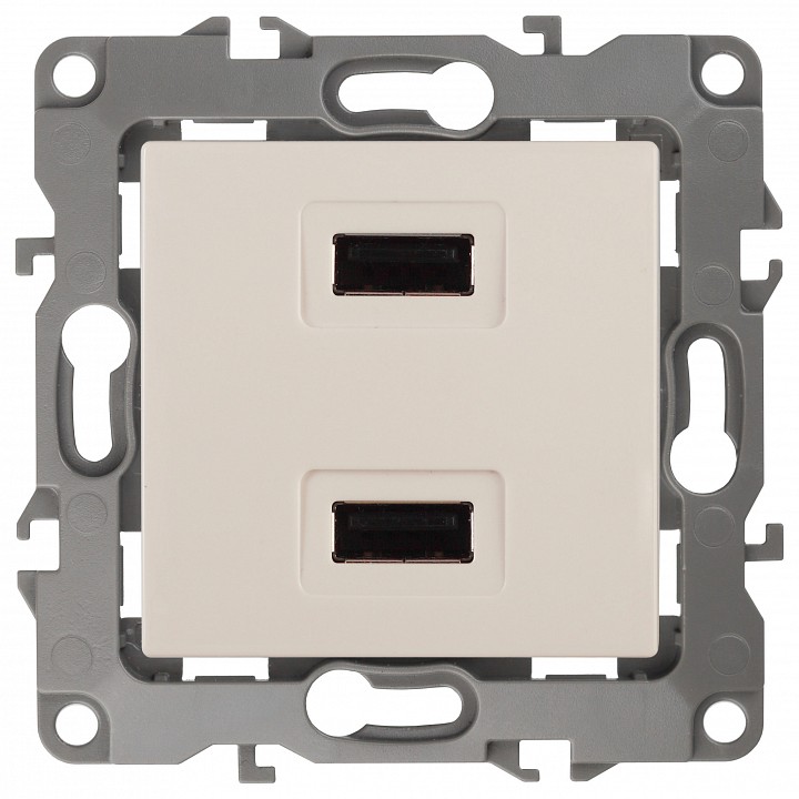 Розетка USB, без рамки Эра Эра 12 12-4110-02