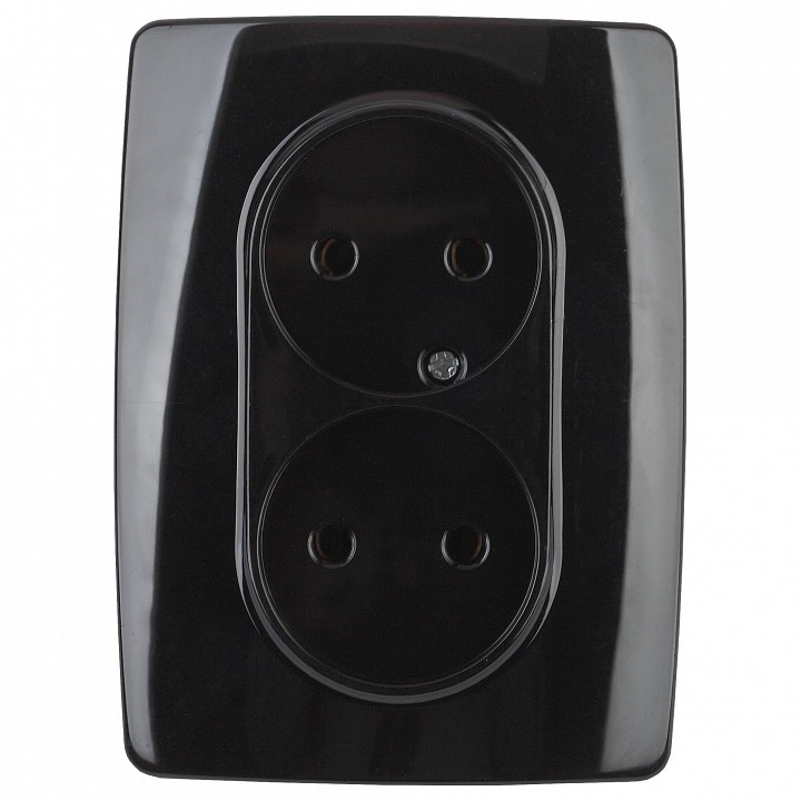 Розетка двойная без заземления Эра Эра 12 12-2107-06