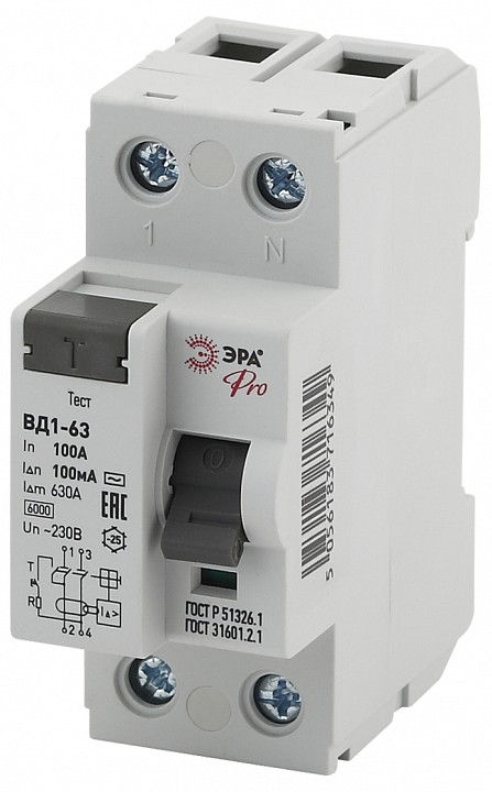 Устройство защитного отключения 2P Эра ВД1-63 NO-902-59