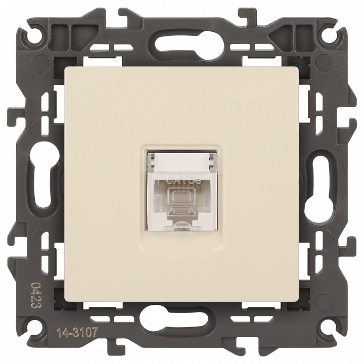 Розетка Ethernet RJ-45 без рамки Эра Эра Elegance 14-3107-02