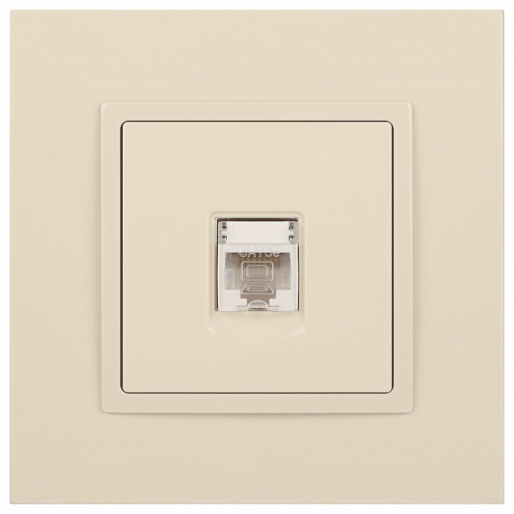 Розетка Ethernet RJ-45 без рамки Эра Эра Elegance 14-3107-02