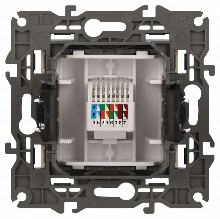 Розетка Ethernet RJ-45 без рамки Эра Эра Elegance 14-3107-02