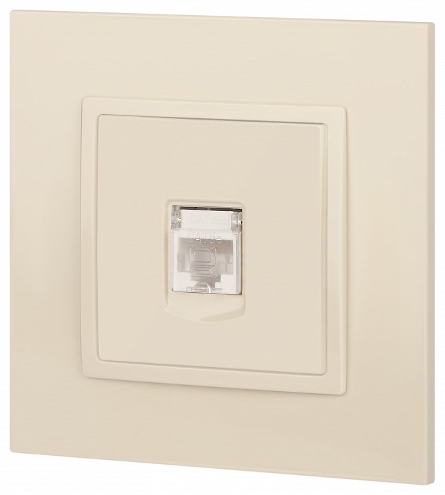 Розетка Ethernet RJ-45 без рамки Эра Эра Elegance 14-3107-02