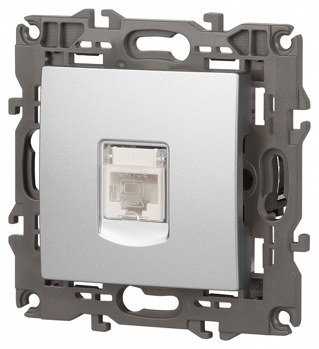 Розетка Ethernet RJ-45 без рамки Эра Эра Elegance 14-3107-03