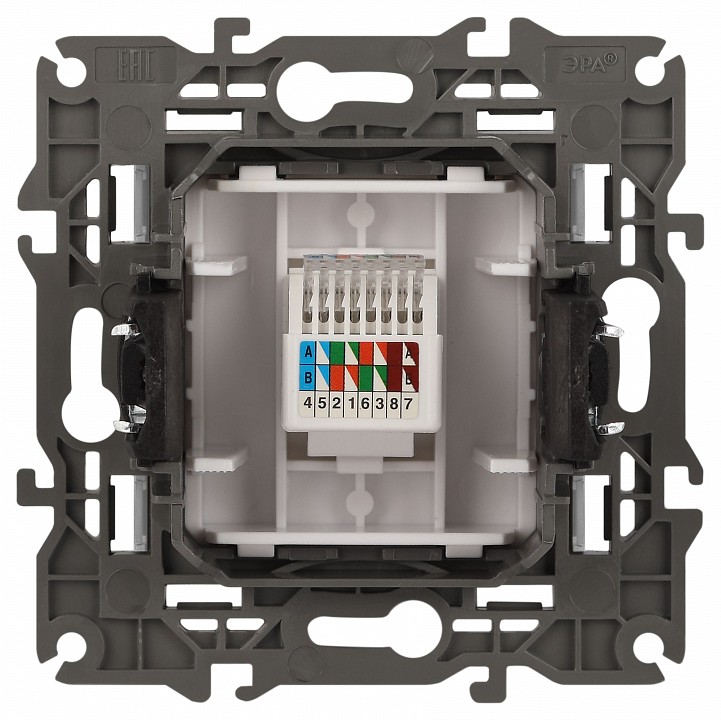 Розетка Ethernet RJ-45 без рамки Эра Эра Elegance 14-3107-03