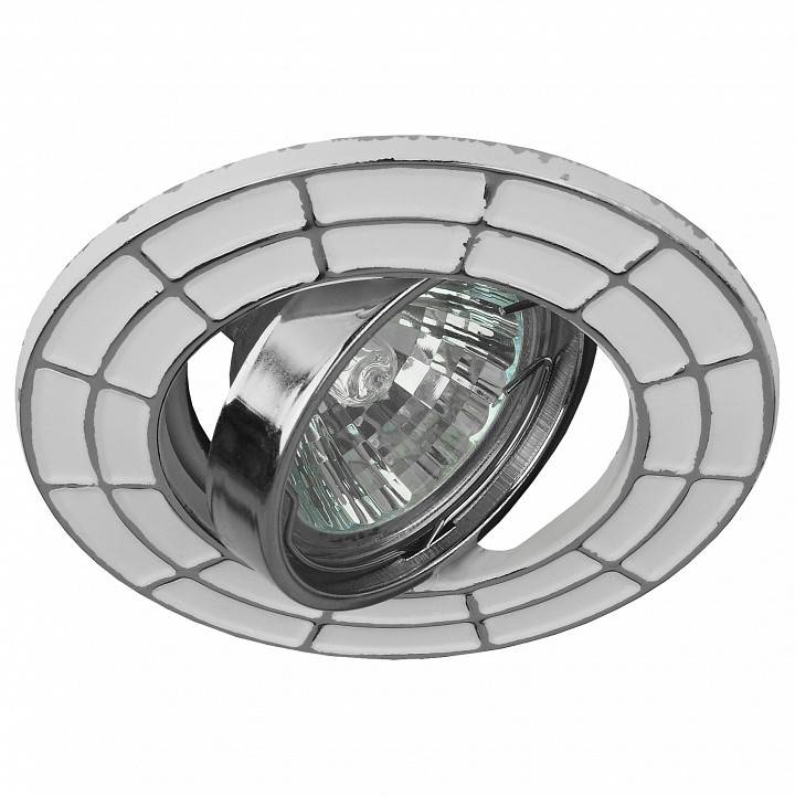 Встраиваемый светильник ЭРА ST7A GU5.3 хром/белый ST7A CH/WH