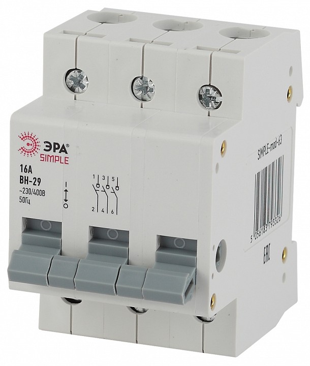 Выключатель нагрузки 3P Эра ВН-29 SIMPLE-mod-63