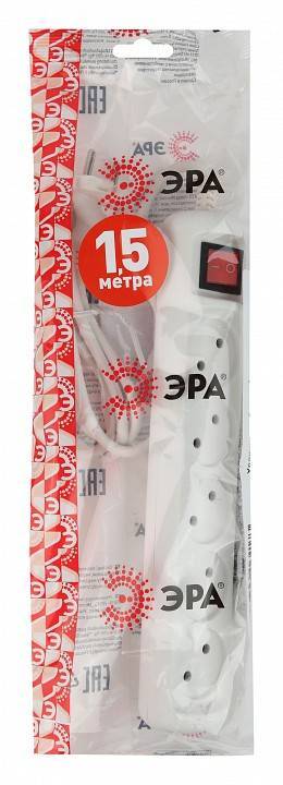 Сетевой фильтр Эра U-5s-1,5m-2x1 Б0044055